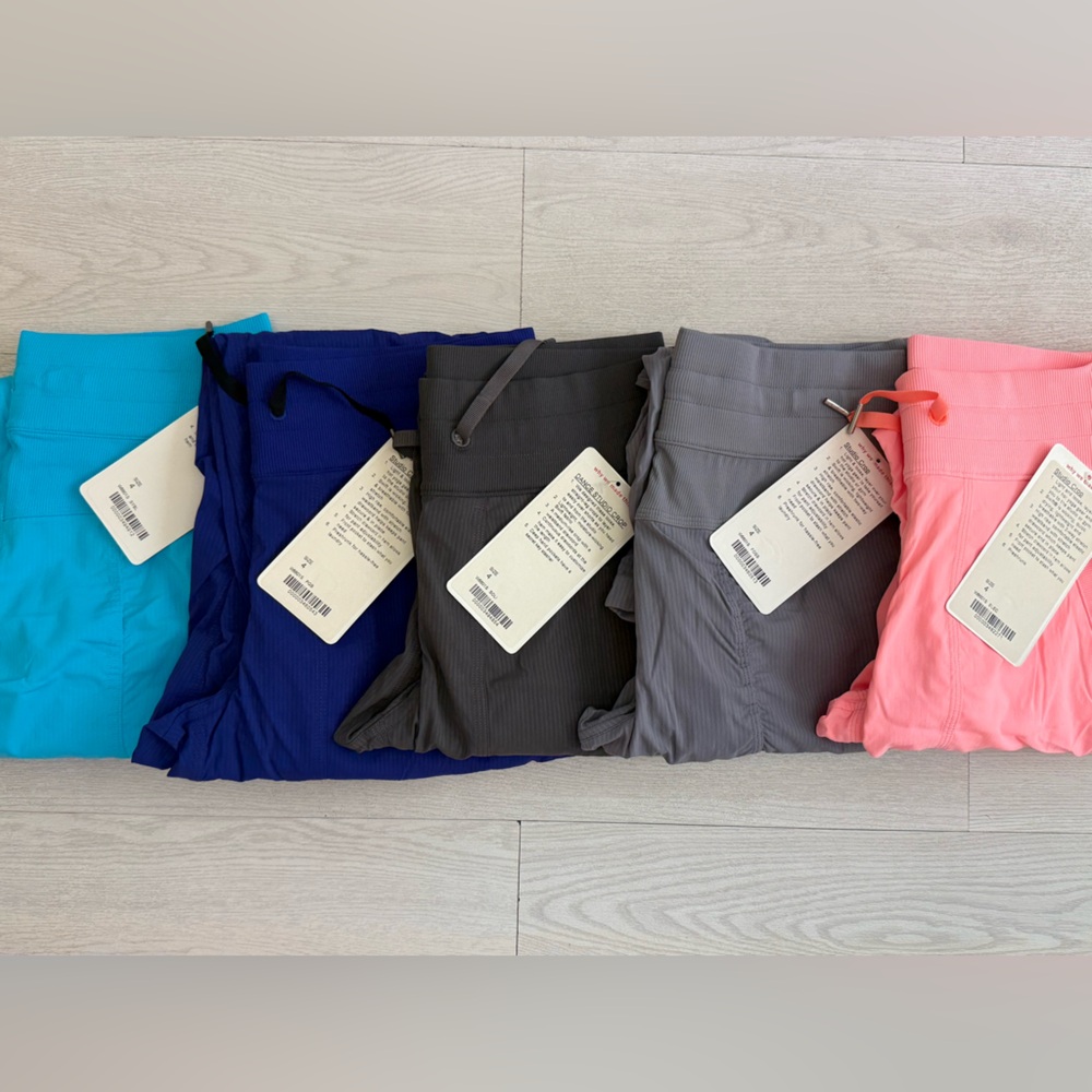 NWT Lululemon Studio Crop Pants Sz 4. NEW! Bleached CORAL! NEW WITH TAGS! - Picture 10 of 11